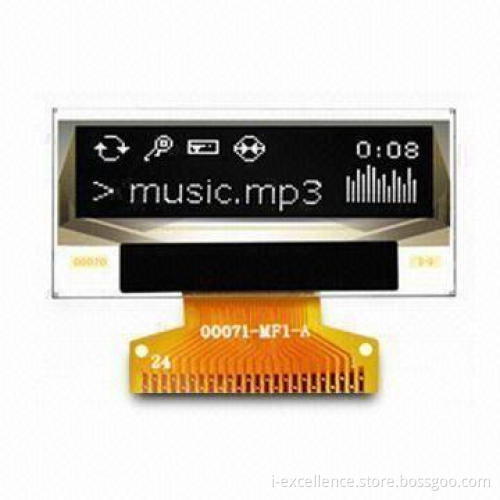 OLED Display for Mobile Phones, with 1.04-inch Module and 128 x 32 Dot Matrix, Available in White